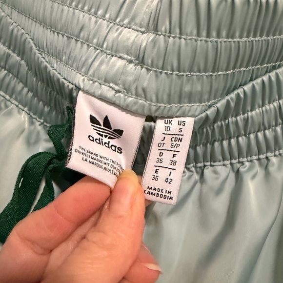 Green Adidas Asymmetrical Skirt with Logo - Picture 4 of 4